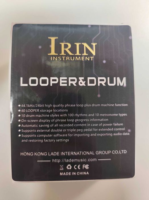 Looper z maszyną perkusyjną Irin XS-04
