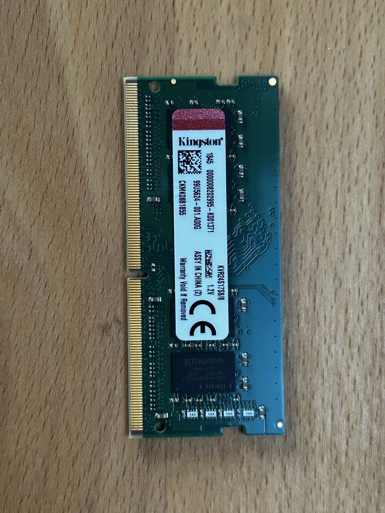 KVR24S17S8/8 kingston 8GB DDR4 2400 Mhz SODIMM 1.2V