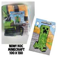 Minecraft Nowy koc 100/150 koc Minecraft