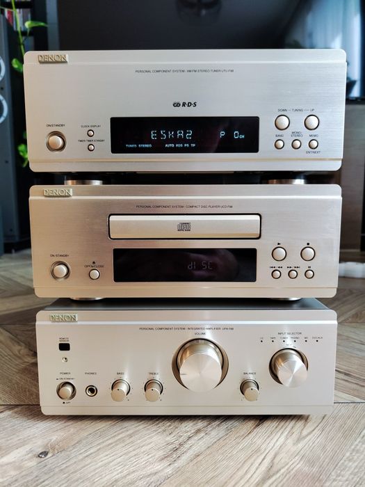Wieża DENON F88 wzmacniacz CD tuner, piękny, aluminiowe fronty