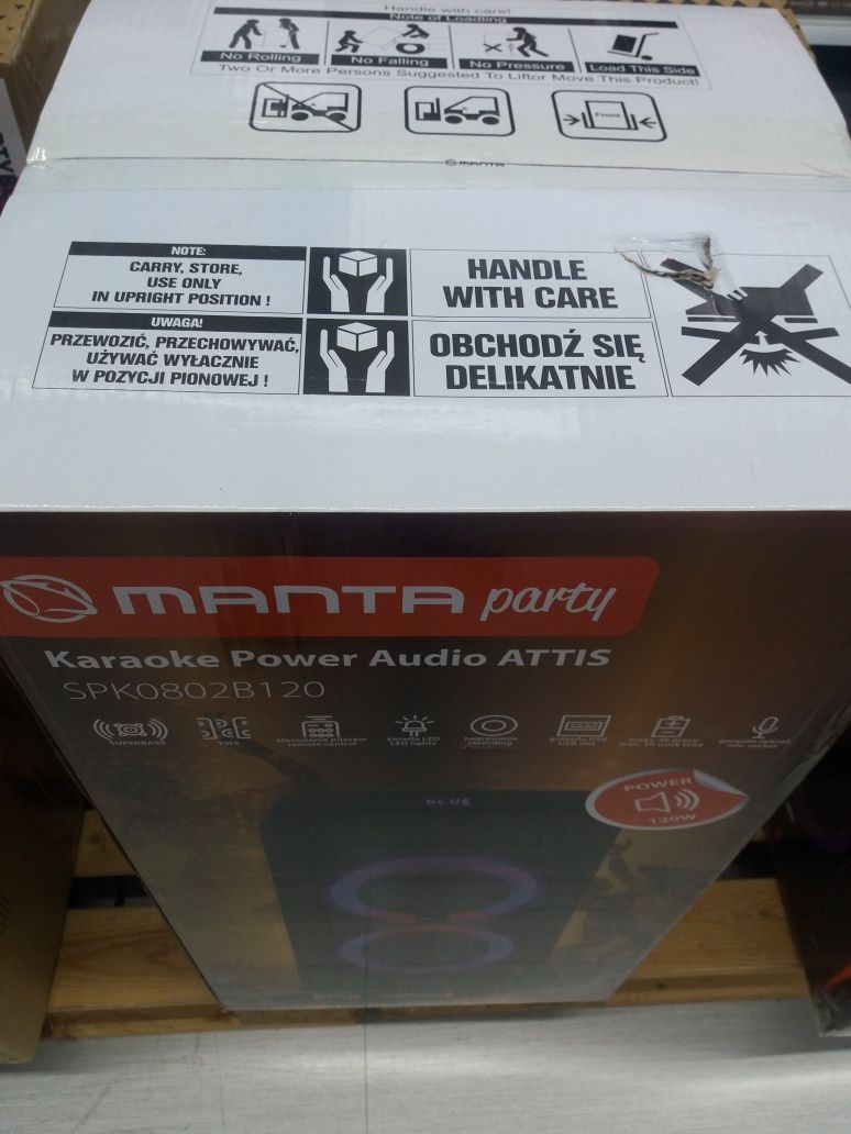 Nowy Głośnik Manta Attis (SPK0802B120)