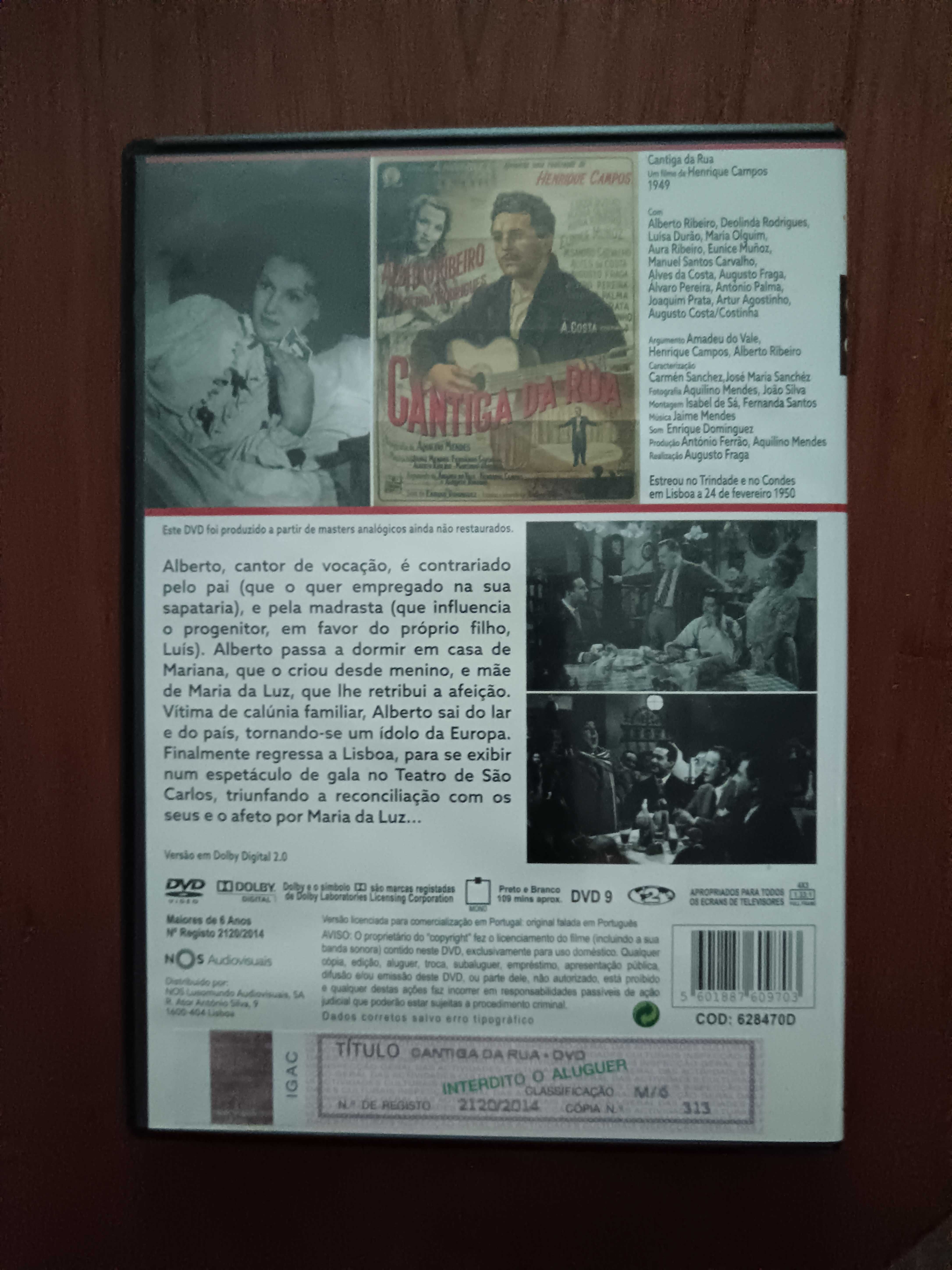 filme dvd original cantiga da rua