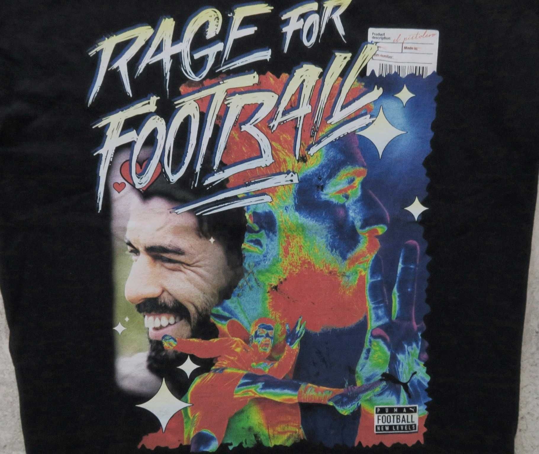 Puma Rage for Fotball vintage el pistolero Suarez t-shirt XL