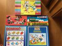 Jogos vintage - majora: Desafio, dominós e cubos NOVOS