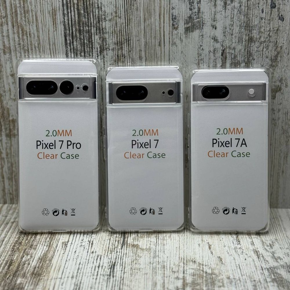 Чохол противоударний Clear Case 2 mm на Google Pixel 7 Pro/ 8 Pro/ 9