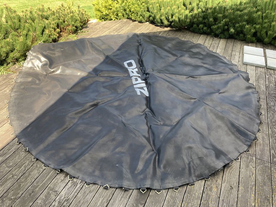 TRAMPOLINA 374cm z siatką wewnętrzną 12ft - ZIPRO