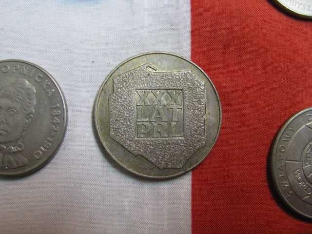 Srebrna MONETA XXX lat PRL
