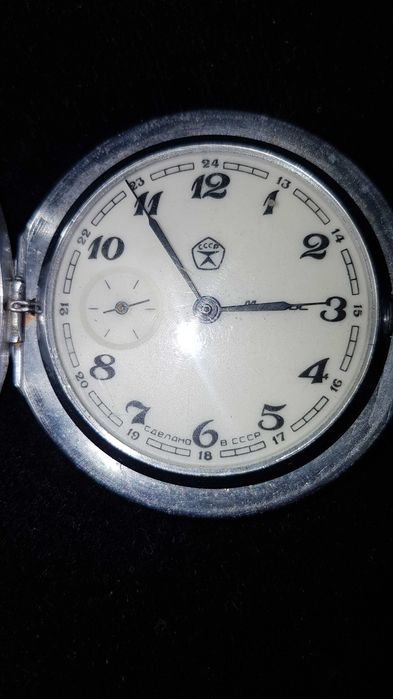 Часы карманные Молния раритет Годинник вінтажній