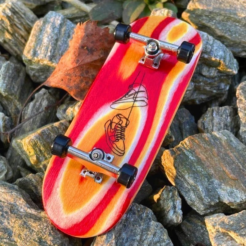 NOWY! Fingerboard Drewniany MINI Deskorolka PRO