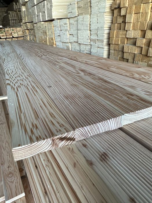 Терасна дошка смерека і модрина, палубна дошка , рифлена дошка