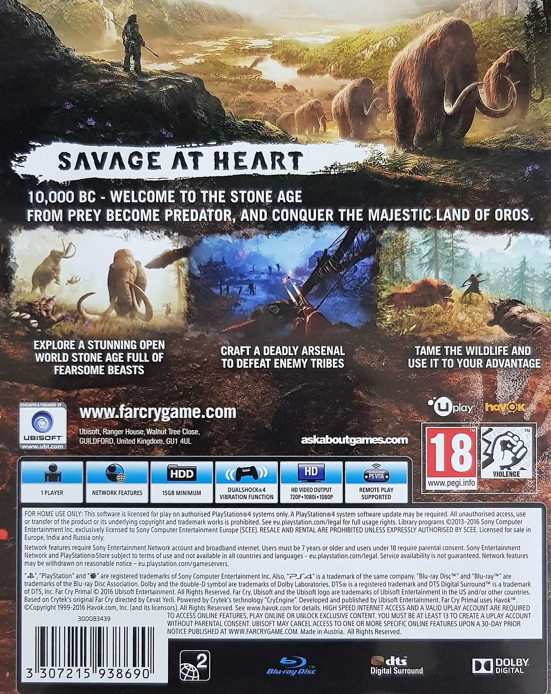 Far Cry Primal ANG Playstation 4 PS4 PS5 Sklep Multigames Kraków