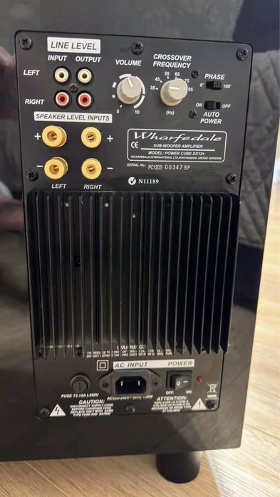 Сабвуфер 12 дюймов Wharfedale PowerCube 12+ DX 150w сабуфер саббуфер