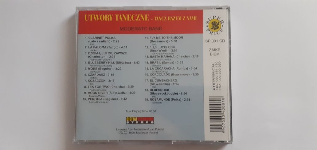 CD Utwory Taneczne - Tańcz Razem z Nami