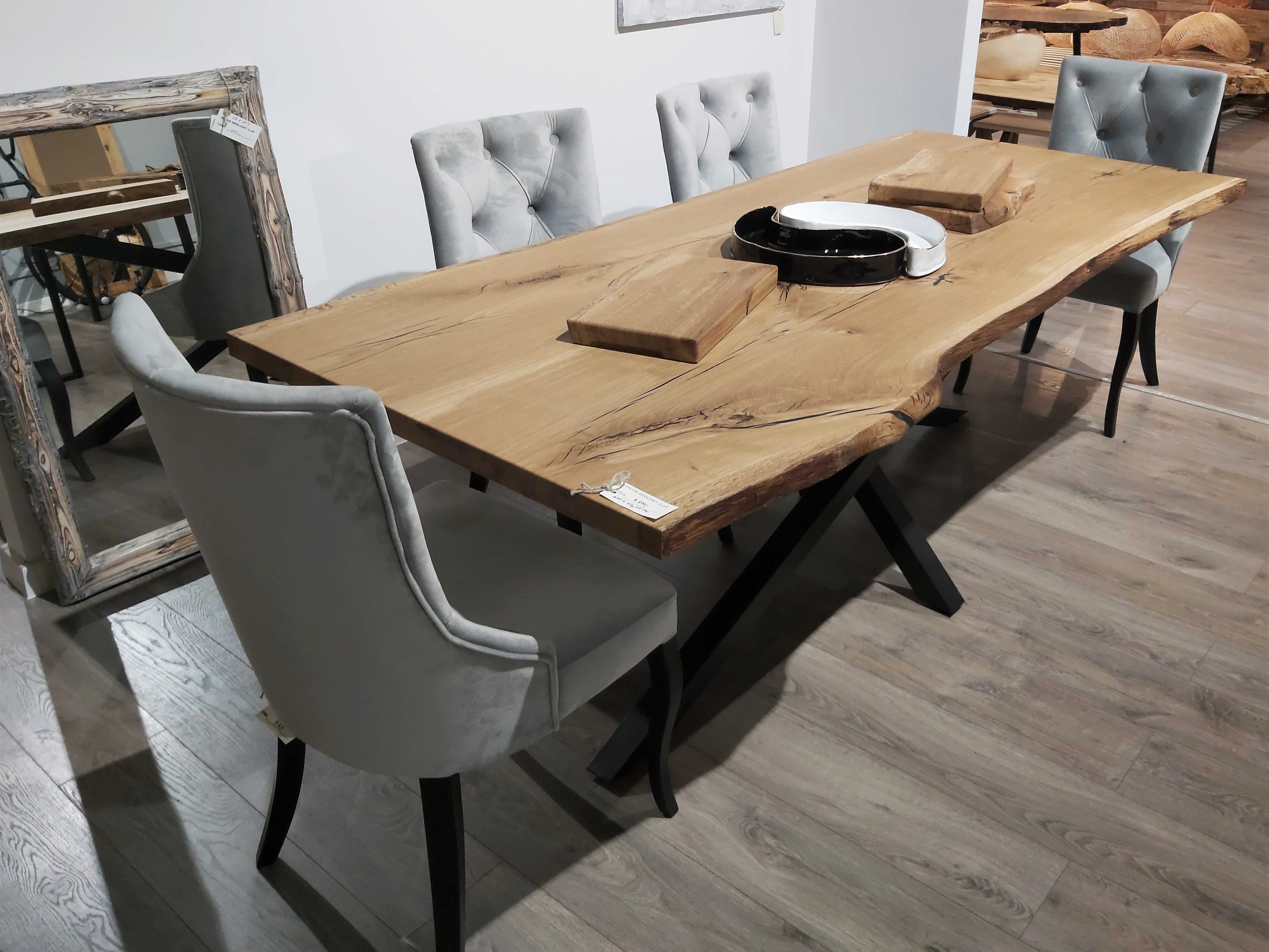 Stół stolik drewniany dębowy z litego drewna na wymiar oflis PRODUCENT