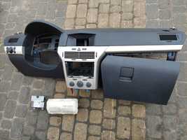 Deska rozdzielcza kokpit konsola airbag Opel Astra H lll 07r