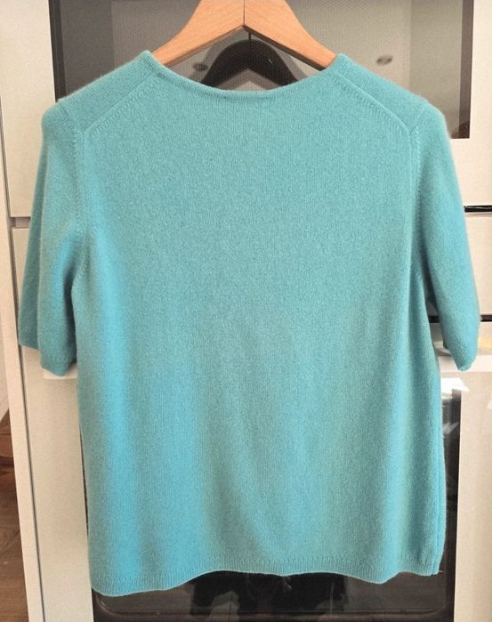 Sweter kaszmirowy wełniany 42 Marks&Spencer premium puszysty