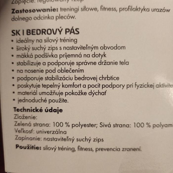 Pas lędźwiowy Go activ