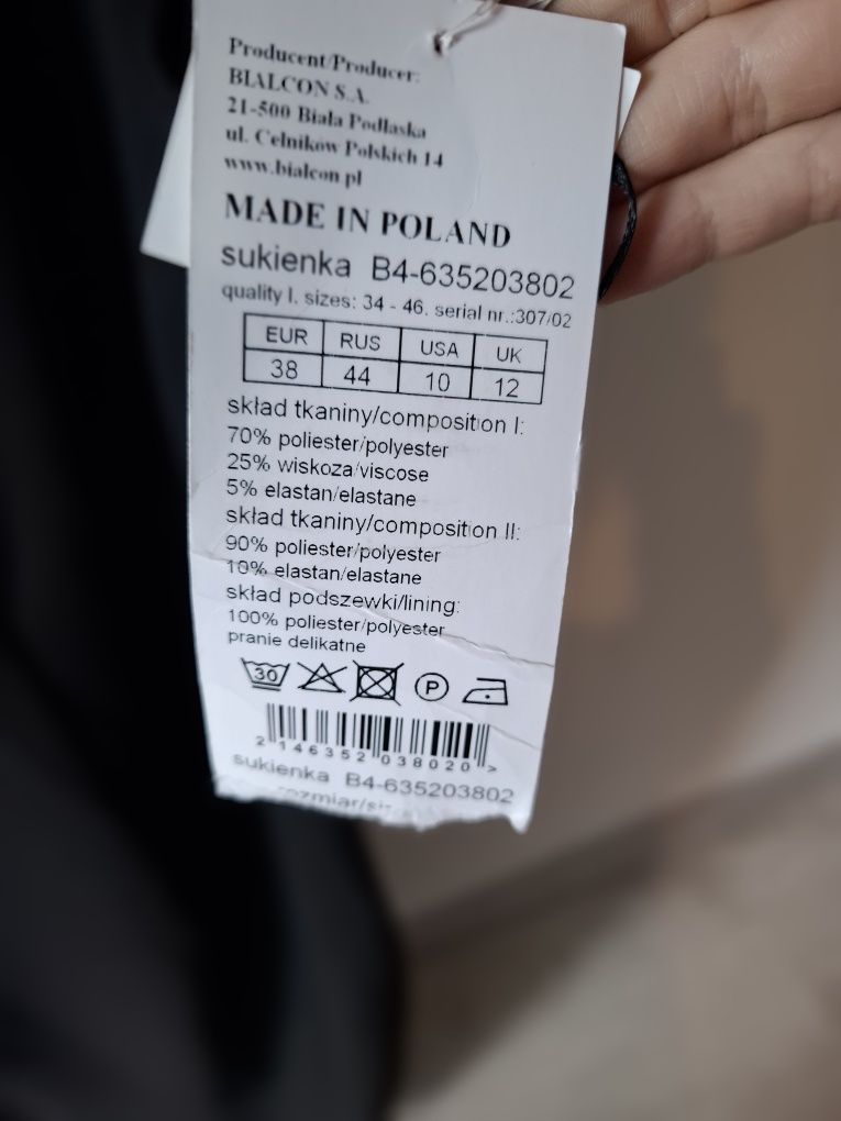 Sukienka bialcon