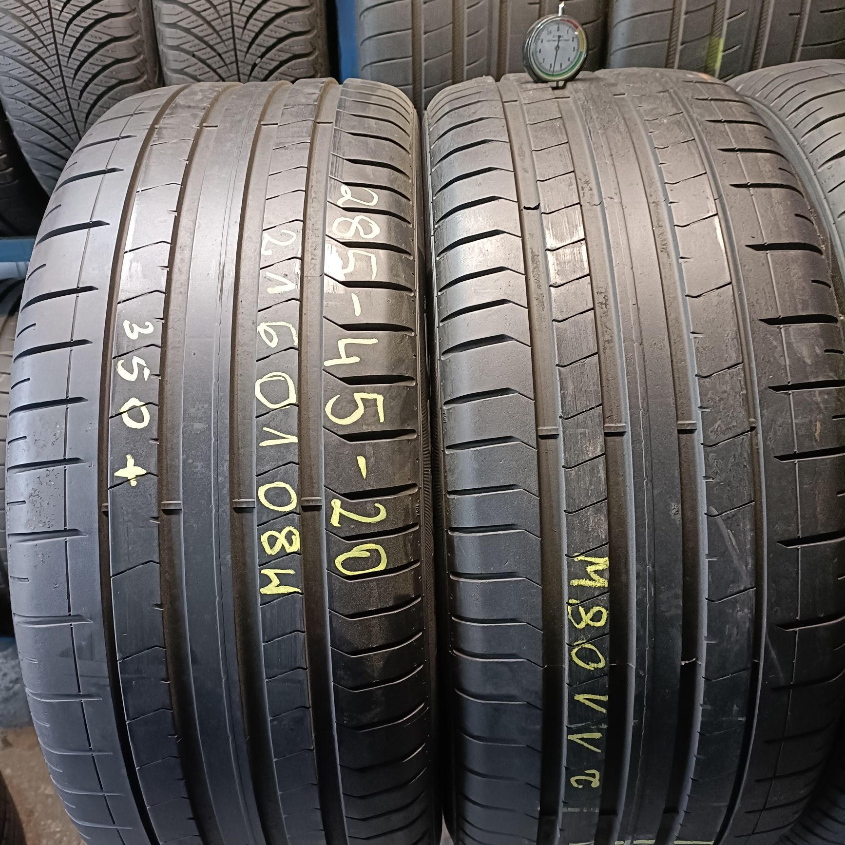 4x 285/45r20 Pirelli PZERO z 2021r 6mm