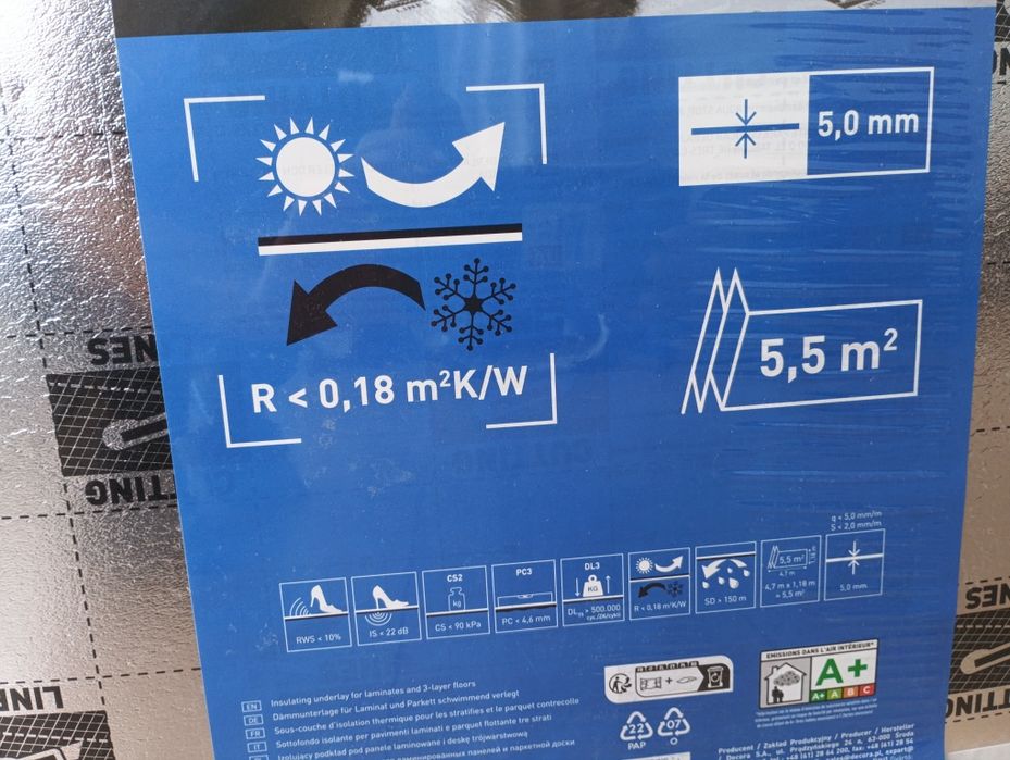Podkład pod panele gruby 5 mm Arbiton