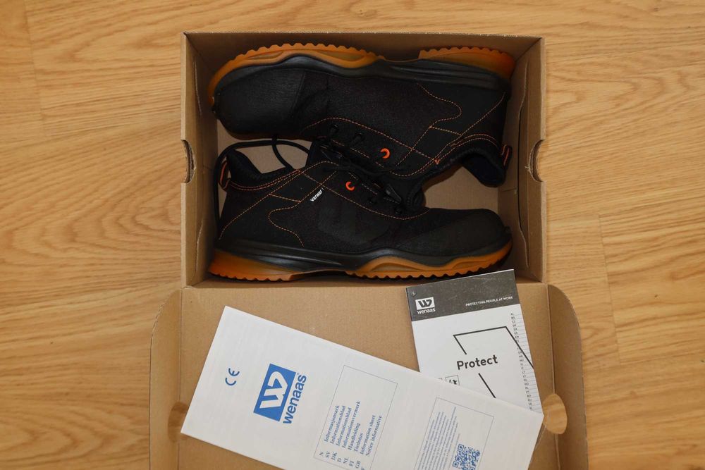 Wenaas Virgo S1P Black Safety Shoes – Like New