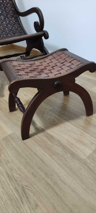 Conjunto - Cadeira de baloiço + Banco de descanso