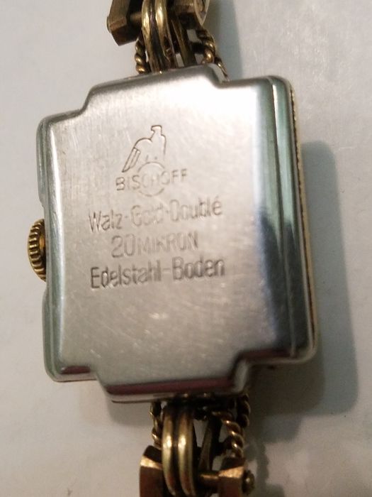 Часы позолоченные Omex 17 rubis 20 mikron Edelstahl-Boden на ходу