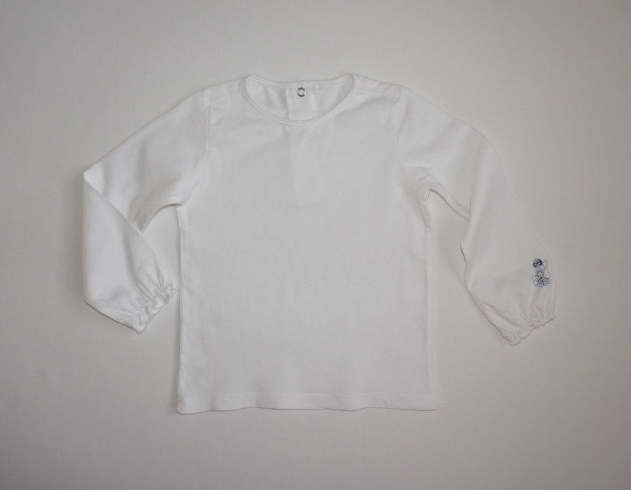 Biała bluzeczka Zara  18-24M    86-92