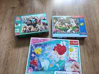 Zestaw puzzli dla: 4, 6+,7 latka. Arielka, Zwariowane zwierzęta 3D!