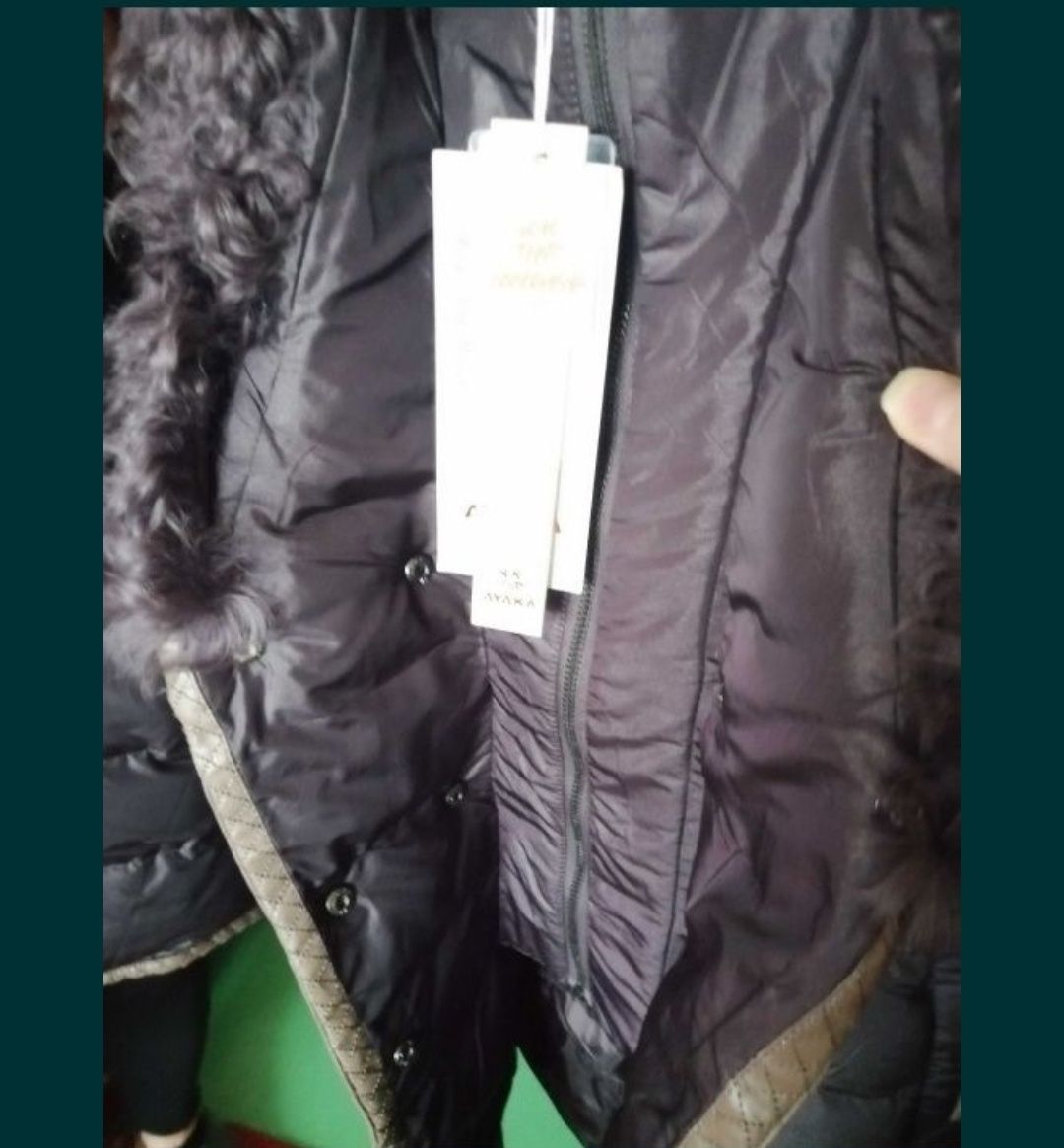 Пальто-куртка зимняя, с биркой, Луганск