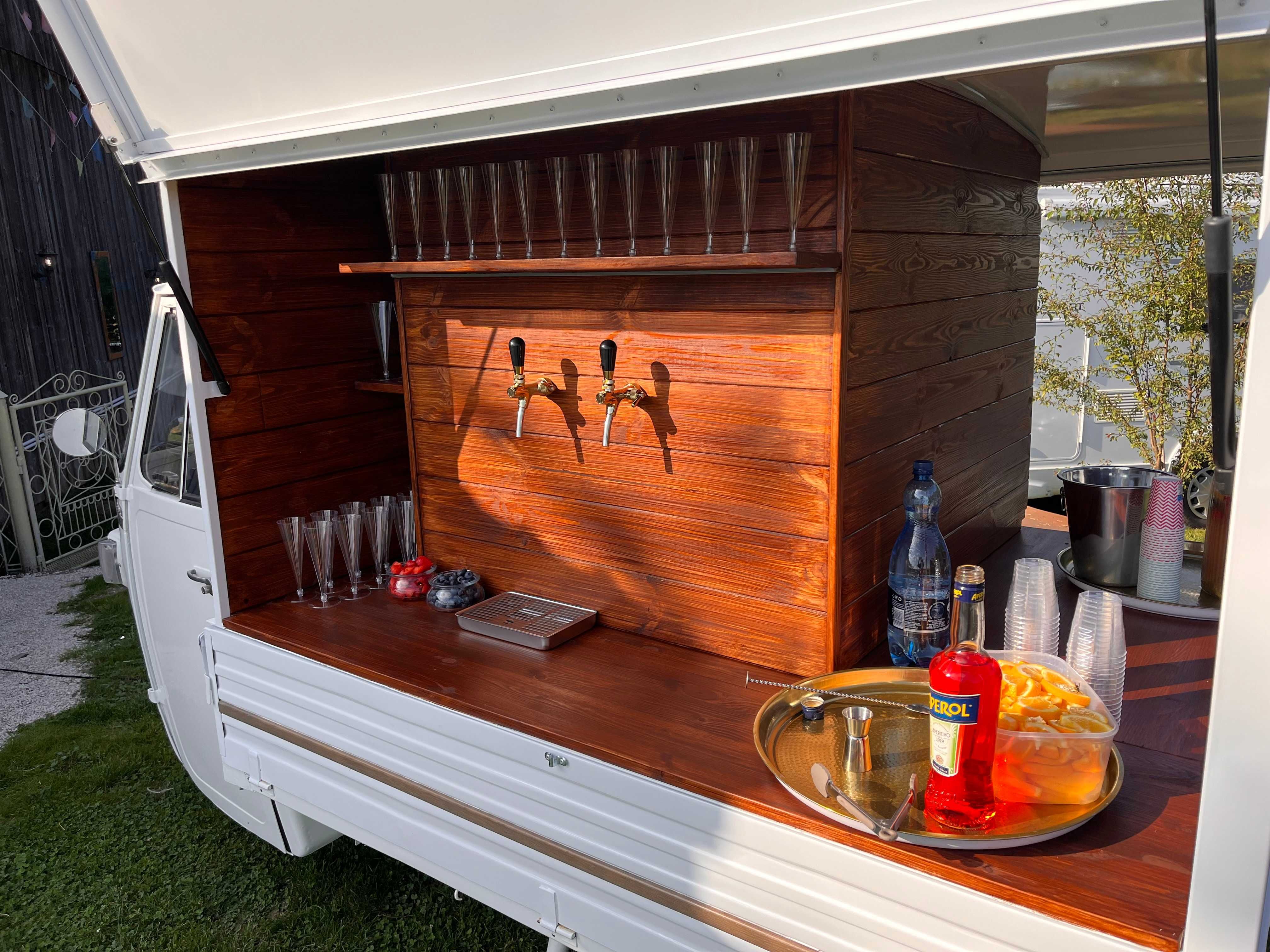 Piaggio Ape 601 proseccovan proseccobar