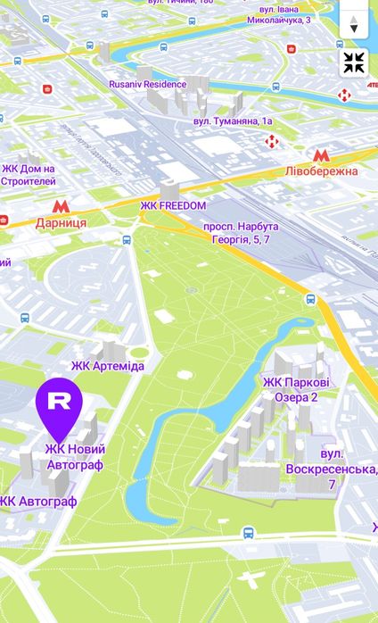 Продається 1 кімнатна(евродвушка), видова квартира 59 м.кв.  жк" Новий