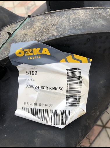 Шина 9,5х24 Ozka, Bkt, Trayal! Трактор Yanmar, Kubota, Iseki!