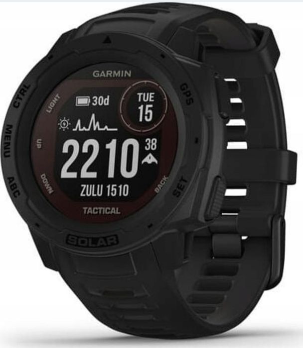 Garmin instinct 2 solar tactical czarny