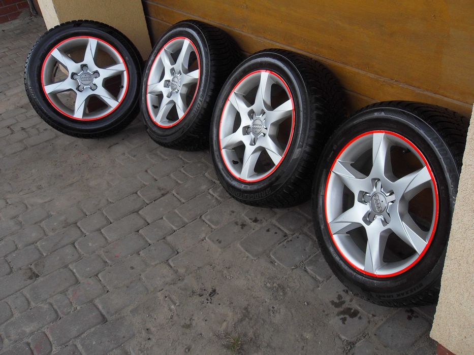 Alumfelgi RONAL AUDI Orginał 5x112x R16 Opony BRIDGESTONE 205x55x16