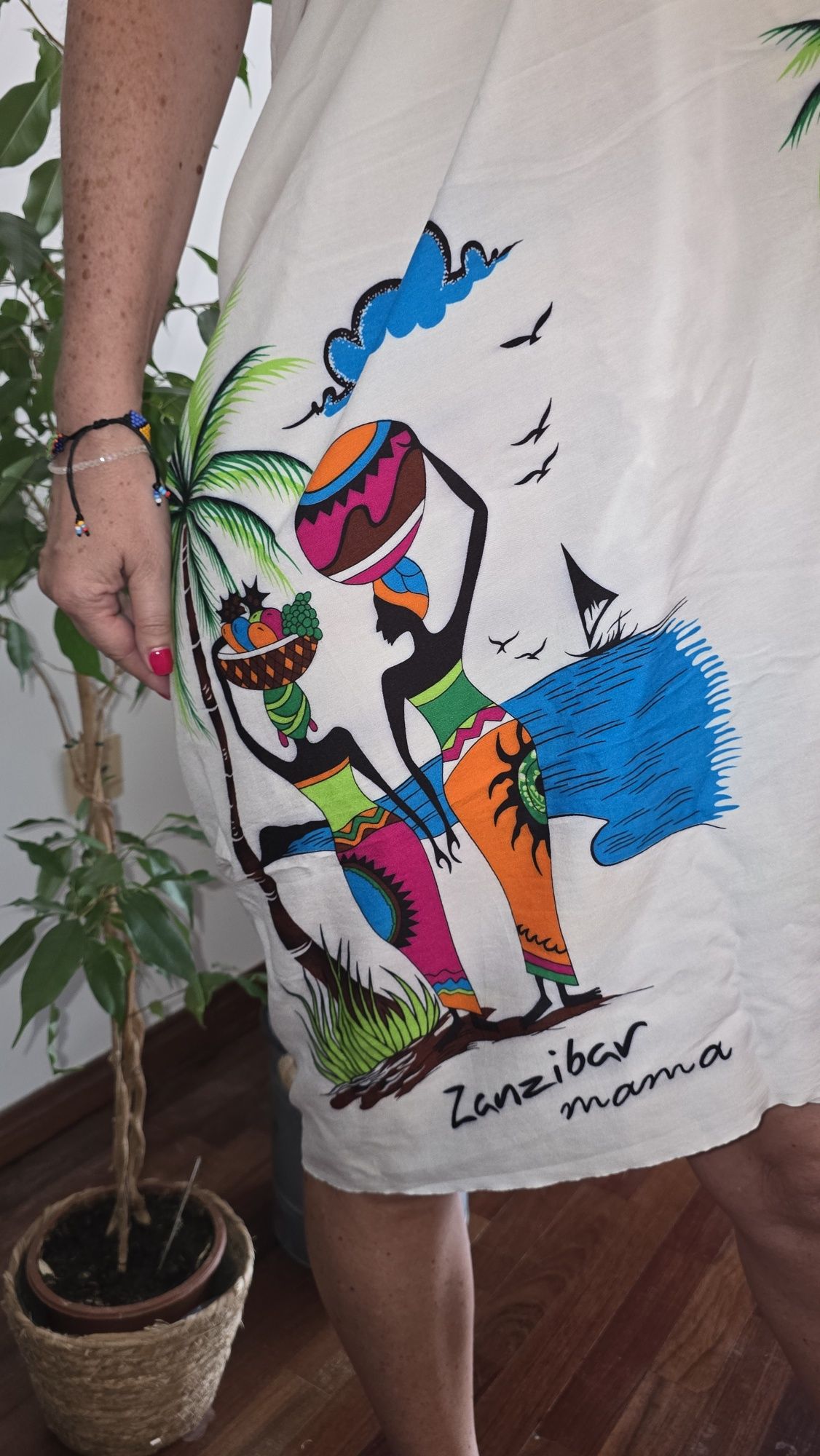 Vendo vestido Canga Mama Zanzibar, original,í