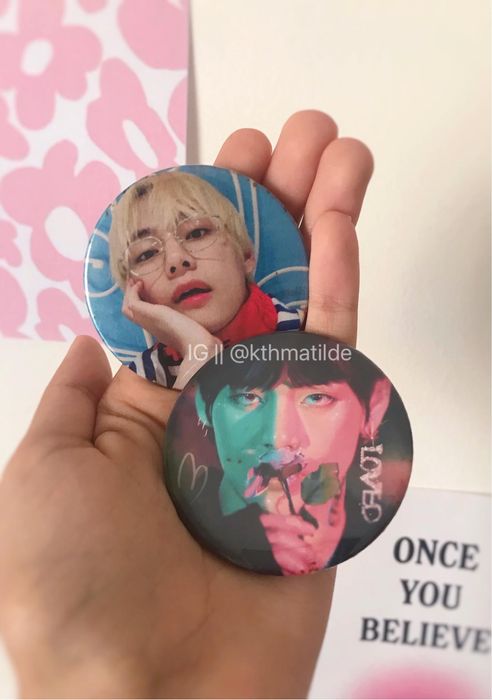 Kpop BTS Taehyung V Pins