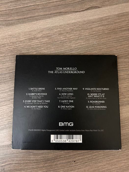 Tom Morillo - The Atlas Underground cd ( rage against the machine)