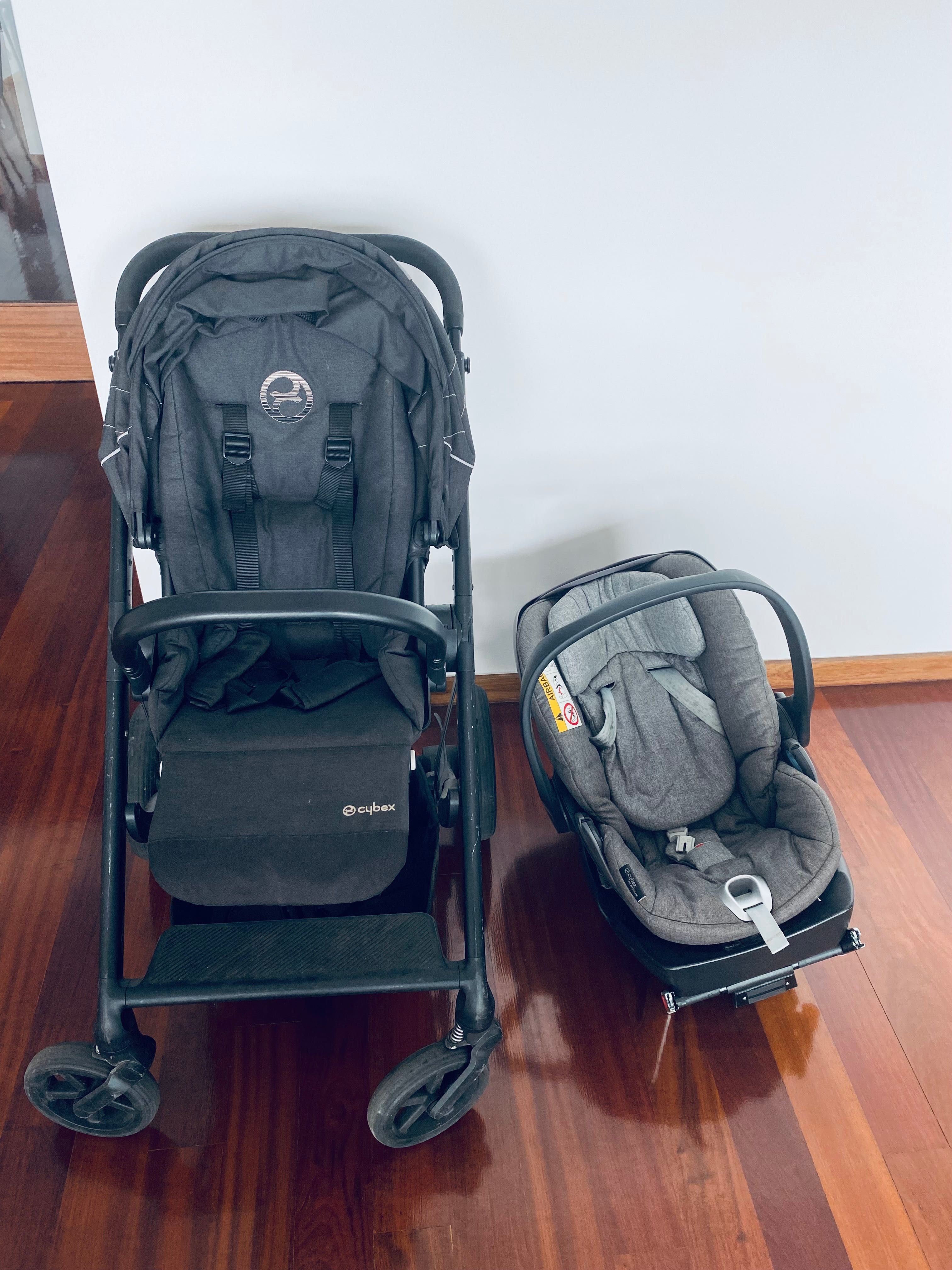 Pack Carrinho cybex balios s e ovo cybex com isofix