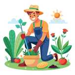 Tem um jardim que necessita de manutençao? ou casa tambem?

Entao pode