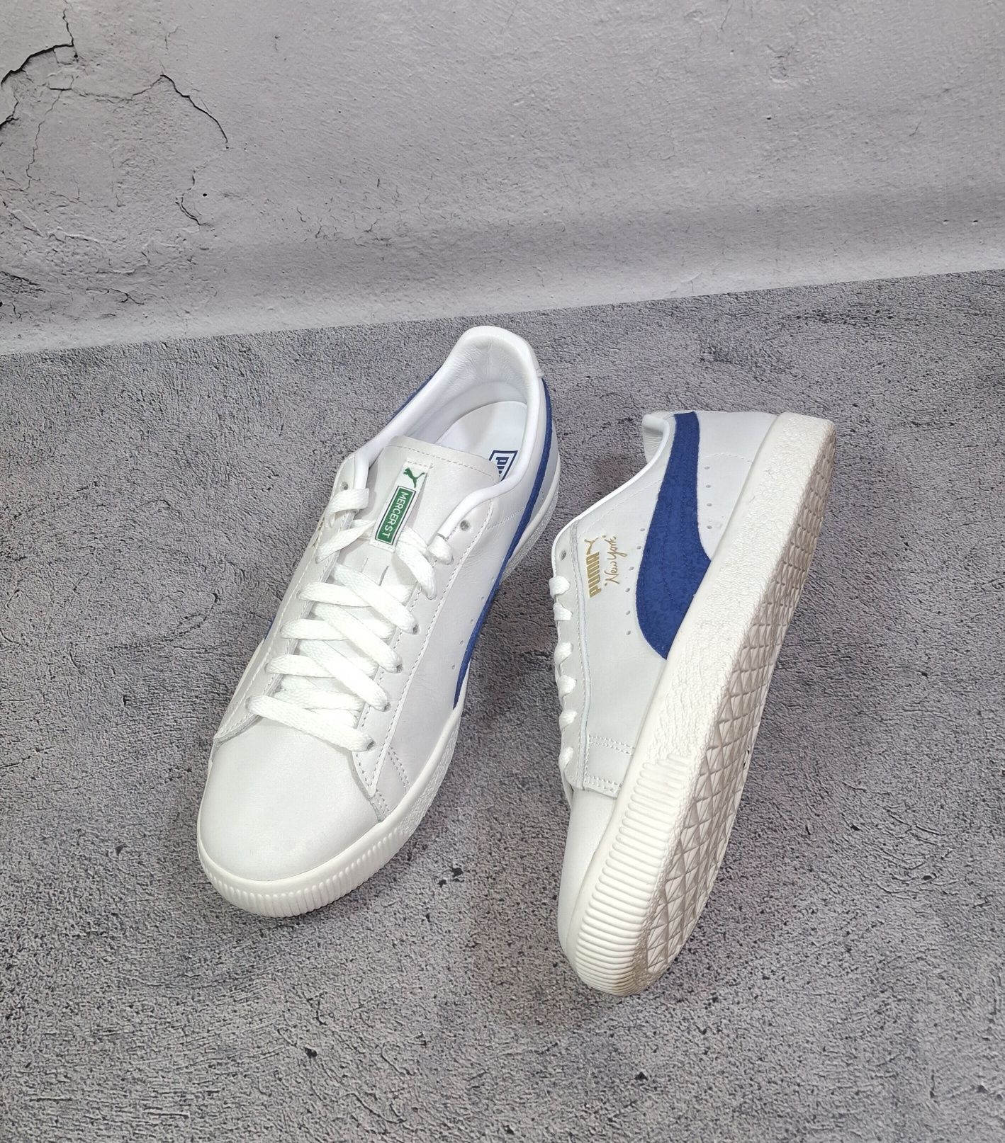 Кроссовки Puma Clyde Soho кожаные мужские кеды Suede Bold Classic