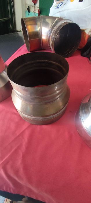 Acessórios inox  recuperador calor