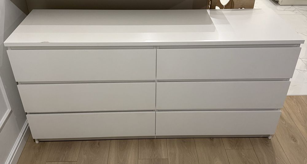 Komoda ikea malm 6 szuflad