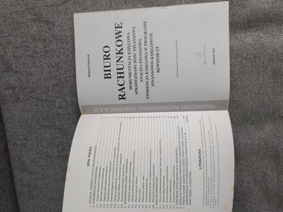 Podręcznik Biuro rachunkowe Bożena Padurek