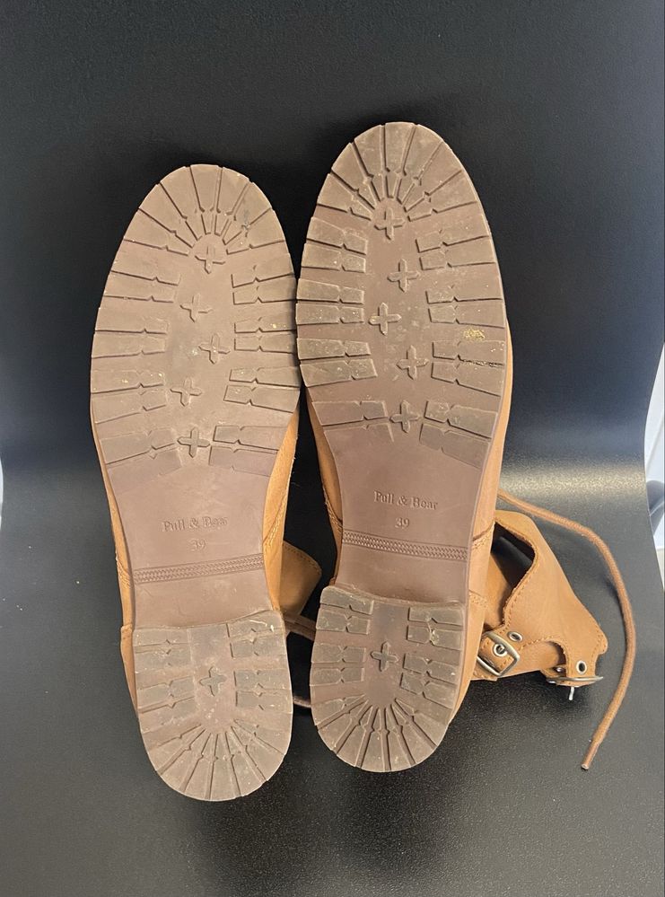Botas camel Pull & Bear