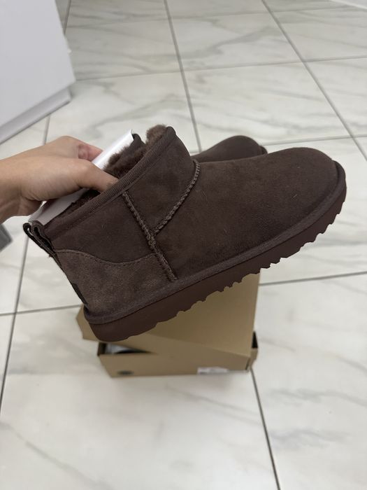 Оригінал! Шоколадні угги ugg classic ultra mini 37(23.5см),38(24.5 см)