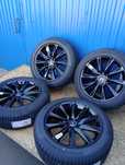 KOŁA ALUMINIOWE ZIMOWE AUDI Q7 Q5 5x112 R20 9J ET38 CONTINENTAL WINTERCONTACT TS850P 255/50 R20 109H IDEALNE ORYGINAŁ CZARNE