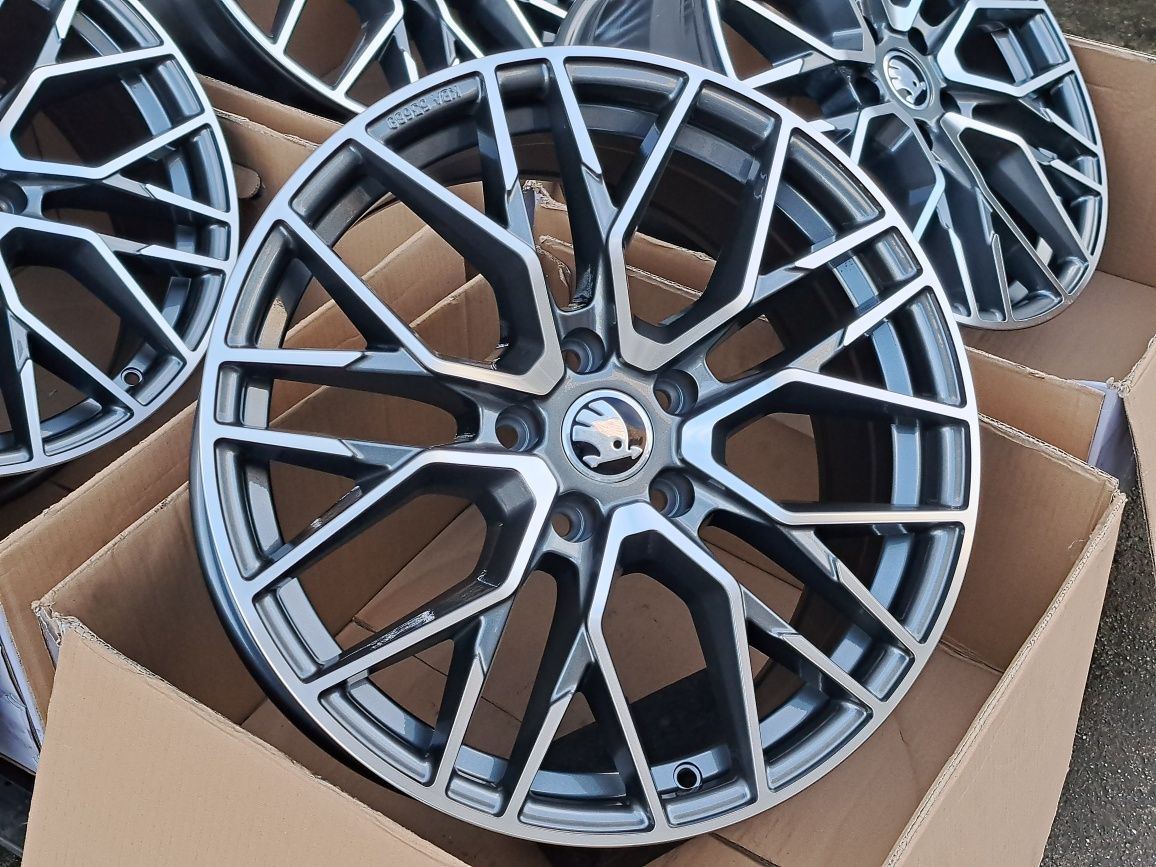 Alufelgi SKODA 18' 5x100 Scala Rapid Fabia Kamiq Roomster CA20 HGP!