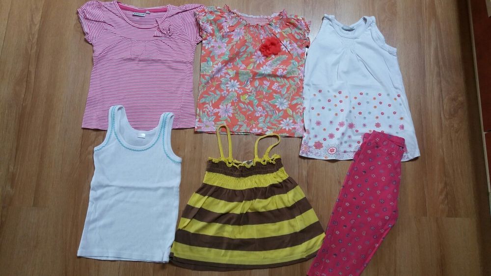 Zestaw paka lato sukienka bluzka koszulka spódniczka sweterki