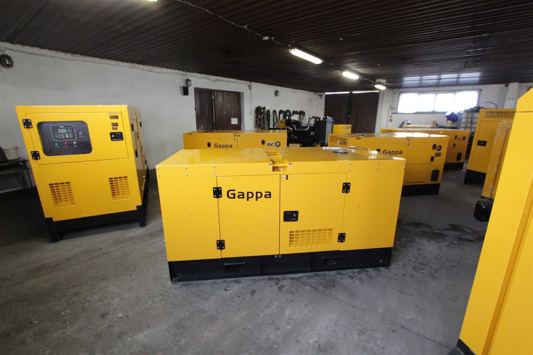 Agregaty prądotwórcze marki GAPPA 15 kW, 20 kW i wiecej